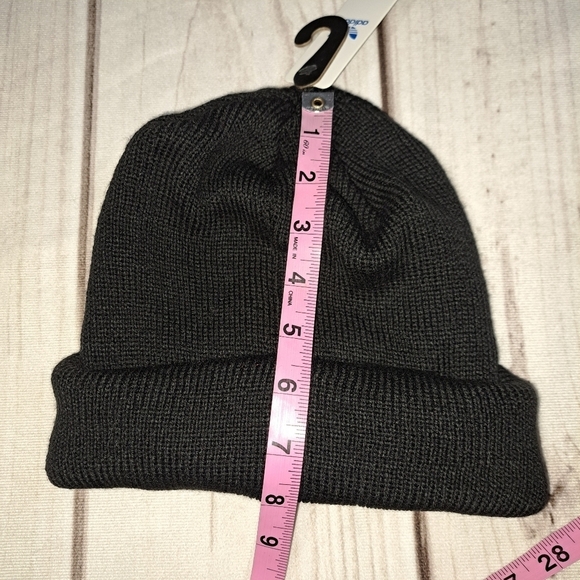 Adidas Trefoil Beanie Black Womens Fit - Picture 5 of 5
